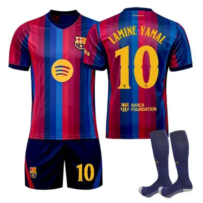 Obrázek produktu pro #10 LAMINE YAMAL Fotbalový dres Barcelony pro děti i dospělé, 26-27, na domácí zápas Ligy mistrů (Barcelona), VELIKOST:20