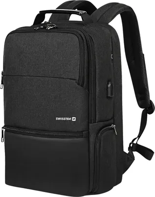 Obrázek produktu pro Swissten - Batoh na notebook 15.6 (černý)