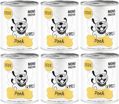Produktbild von PAKA ZWIERZAKA Pepe Pork - Nassfutter für Hunde - 800g