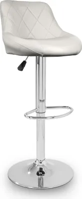 Produktbild von Aga Barhocker Beige  aus Kunstleder 360° drehbar höhenverstellbar, Barstuhl, Küchenhocker, Barhocker, Barstuhl, Bistrohocker