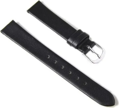 Produktbild von Eulit Ersatzband Uhrenarmband Leder Dolly schwarz 14mm 23699S