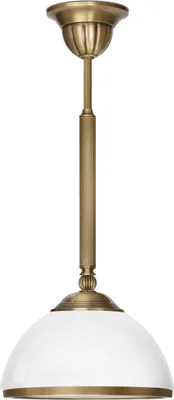 Produktbild von Messing Pendelleuchte Hochglanz Goldpatina 47cm O20cm E27 60W Esstisch Küche Wohnzimmer handgefertigt