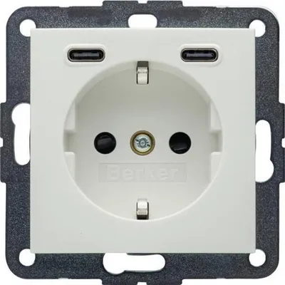 Productafbeelding van Berker S.1/B.X SSD M.2, USB-C, 20W, voedingsadapter (48151909)