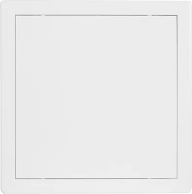 A plain white access door for a bathtub.