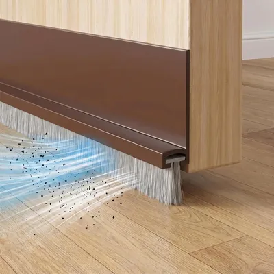 Immagine prodotto di Guarnizione autoadesiva con spazzola, 100 cm, per porte