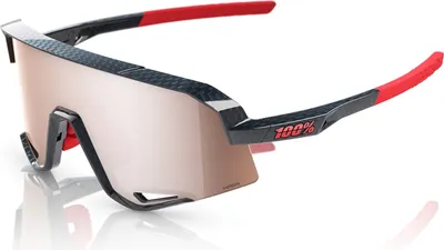 Produktbild von 100% SPEEDLAB Fahrradsonnenbrille - SLENDALE - Anthrazit/Rot