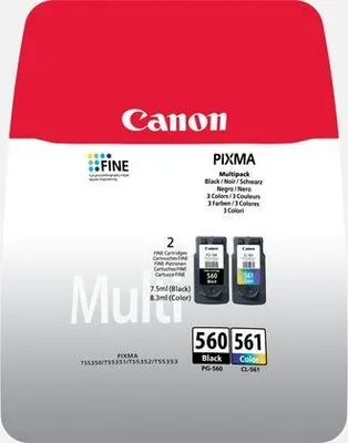 Immagine prodotto di Pacchetto foto Canon PG-560+CL-561+Ph (nero e colore)