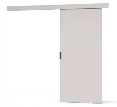 Produktbild von Schiebetür VIND 86/80 cm Kaschmir Schiebetürsystem mit SoftClose Laufschiene Set Schwebetür SoftStop