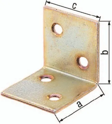 Obrázek produktu pro Alberts 847494 Breitwinkel, sendzimirverzinkt, 30 x 30 x 30 mm, 100er Set