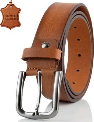 Produktbild von Gürtel Herren 4 cm breit aus Echtleder – Ledergürtel für Jeans & Business, %100 Büffelleder,handgefertigt, kürzbar, robust & elegant,ideales Geschenk