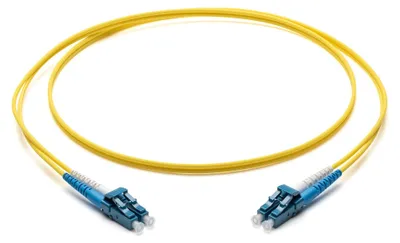 Imagen del producto de Cable de conexión LC/LC OS2 de Corning, fibra óptica monomodo 9/125, 5 metros, color amarillo, referencia F040402G2Z20005M (F040402G2Z20005M)