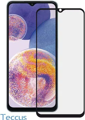 Produktbild von Teccus Fullscreen Displayschutzglas für Samsung Galaxy A23, 2 Stück (63210)