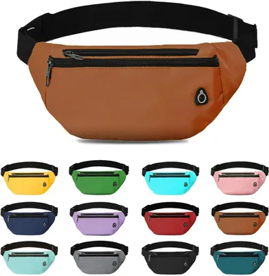 Produktbild von Gürteltasche braun, für Outdoor, verstellbarer Gurt, für Männer und Frauen