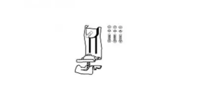 Produktbild von Hjs Halter, Schalldämpfer  82 12 2261