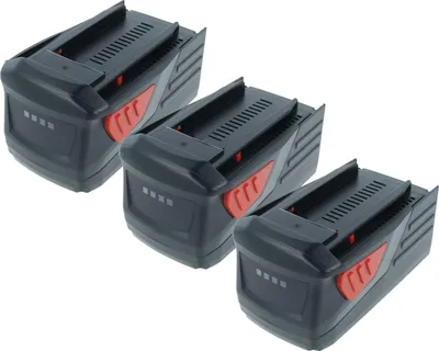 Produktbild von vhbw 3x Akku kompatibel mit Hilti TE6-ALi, TE6-A36, TE 6A, TE6A, TE7A, TE 6-A36 AVR, TE 500-A36, TE30-A36, CPC 36V Werkzeug (6000 mAh, Li-Ion, 36 V)