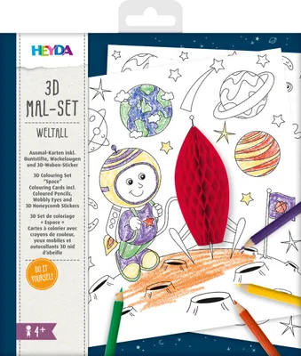 Produktbild von HEYDA 3D Weltall Malset