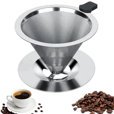 Produktbild von Wiederverwendbare Kaffeefilter aus Edelstahl für Filterkaffee