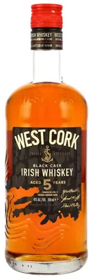 Produktbild von West Cork Black Cask Blended Irish Whiskey 700ml 40% Vol.