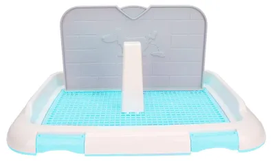 Produktbild von Trainingstoilet mit Umzäunung - Entfernbare Hundetoilette - Für kleine Hunde