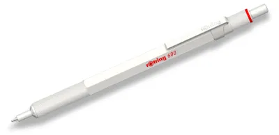 Produktbild von rotring 600 Kugelschreiber Metallic Perlweiß