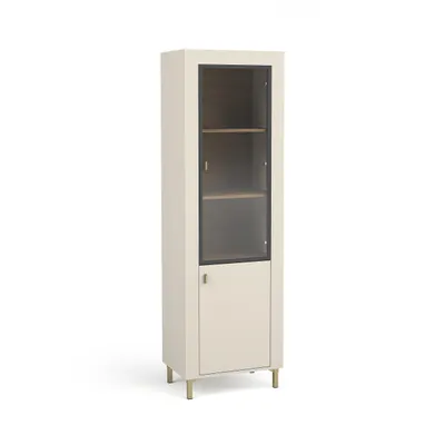 Produktbild von Vitrine MONTA mit 2 Türen Standvitrine mit Glasfront Kaschmir