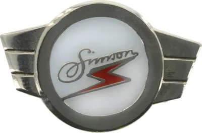 Zdjęcie produktu dla Motorowery PIN Simson, znak towarowy, odznaka - srebrny