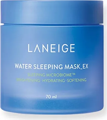 A blue jar of Laneige Water Sleeping Mask_Ex.