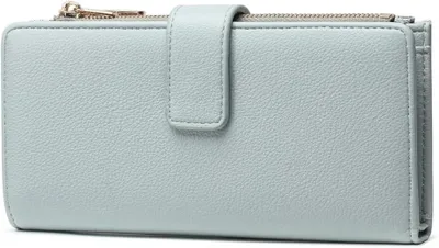 Produktbild von Frentree Damen Geldbörse mit RFID Schutz, 16 Kartenfächer, Ausweisfach, Münzfach, Scheinfächer & Handyfach, Viel Platz, Elegantes Portemonnaie