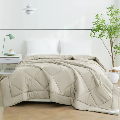 Productafbeelding van WAVVE Zomerdekbed, 135x200 cm, ademend, beige