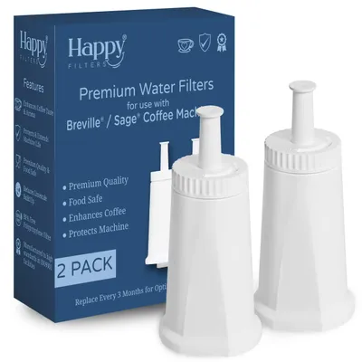 2 Wasserfilter für Sage Kaffeemaschinen – Kompatibel mit Oracle, Barista