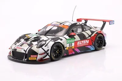 Immagine prodotto di Porsche 911 GT3 R n. 69 ADAC GT Masters Nürburgring 2018 - 1:18 - IXO Models