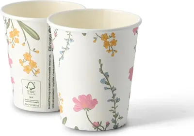Immagine prodotto di Spolverini da bicchieri di carta "Primavera", 250 ml, 50 pezzi