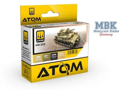 Immagine prodotto di Munizioni per MIG ATOM20738 - Set colori ATOM D.A.K. della Seconda Guerra Mondiale