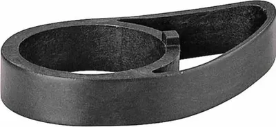 Produktbild von Vision Vorbauspacer Metron 5D/6D 5-10 mm Schwarz - aerodynamische Spacer für ...