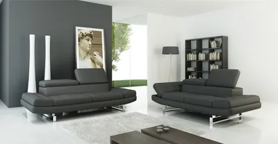 Produktbild von Ledersofa Couch Wohnlandschaft 3+2+1 Sitzer Garnitur Design Modern Sofa