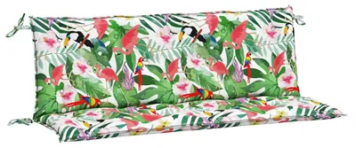 Obrázok produktu pre vidaXL Vankúše na záhradnú lavicu 2 ks. Viacfarebné 150x50x7 cm Látka
