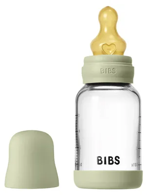 Obrázok produktu pre Sklenená fľaša Bibs Baby Bottle Round 120 ml