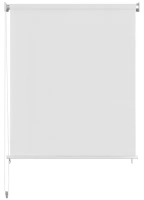 Obrázok produktu pre vidaXL vonkajšia rolo žalúzia, 205 cm (šírka) x 140 cm (výška), biela