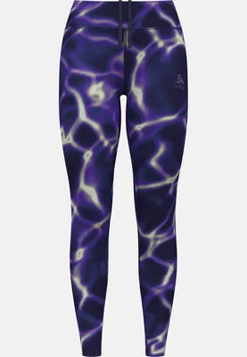 Produktbild von Zeroweight Lauftights 2.0 mit Print, Damen - Odlo, Farbe:21121 afterparty, Größe:S