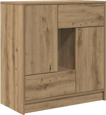 Obrázek produktu pro Příborník se zásuvkami a dvířky dub artisan 70,5x34x74,5 cm