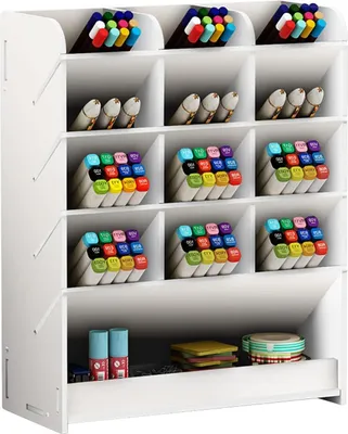 Produktbild von Schreibtisch Organizer, multifunktionale Stiftehalter, 9 Fächer, für Zuhause, Büro, Schule