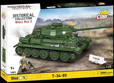 Obrázok produktu pre Cobi 2683 - 1:28 - Historická kolekcia II. svetovej vojny - T-34-85 -