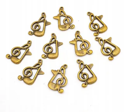 Produktbild von MIXFORM Anhänger Violinschlüssel Legierung 20x15mm 10 Stück