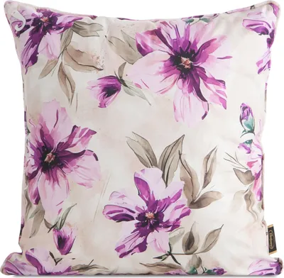 Produktbild von Eurofirany Kissenbezug GARDEN 45x45 cm rosa Blumen Kissenhülle