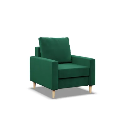 Produktbild von BLANK - Loungesessel für das Wohnzimmer, Wendekissen, Skandinavische Stil, Grün