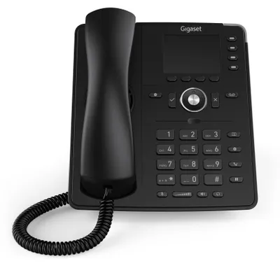 Obrázek produktu pro Gigaset P710 IP PRO, IP telefon, Černá, Sluchátko s kabelem, 2 řádky, 1000 pol., TFT