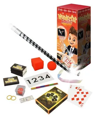 Produktbild von Buki Magie Spielzeugset Zauberkasten mit 50 Tricks für Kinder
