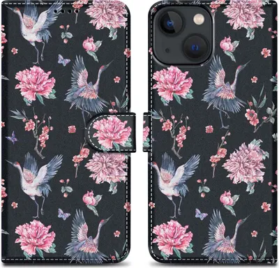 Obrázek produktu pro Cadorabo Ochranné pouzdro pro Apple iPhone 13 MINI Case Design Black Mobile Case Cover Case Magnetic Case Cover