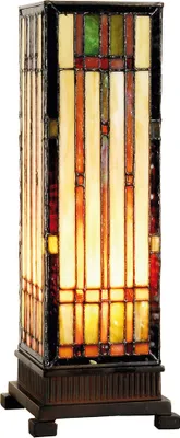 Produktbild von LumiLamp 5LL-9917 Tiffany Tischlampe Mosaikstil Bunt 35cm