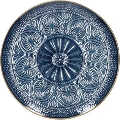 Produktbild von Tanier dezertný tanier jedálenský tanier tanier servírovací tanier námornícka modrá 21 cm HOMLA